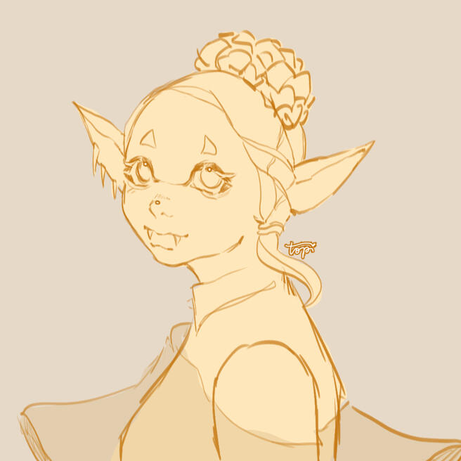 splatoon's frye sketch example