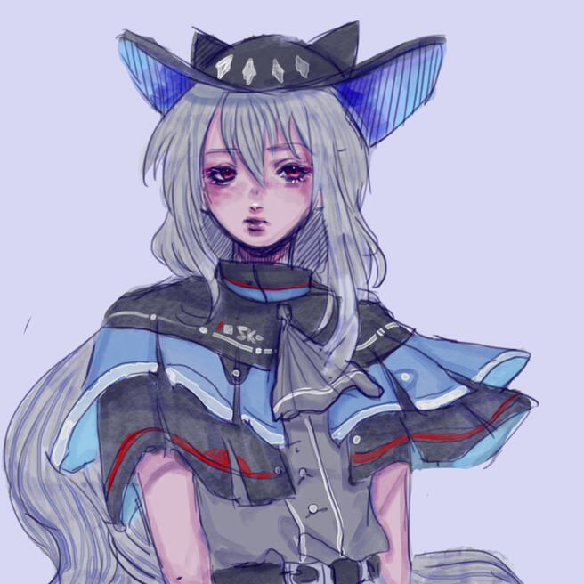 arknights&#39;s skadi sketch example