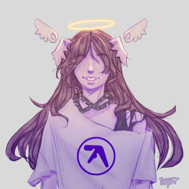 Sketch commission for @megafaunae on twt