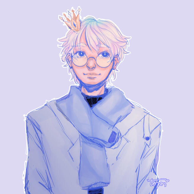 Sketch commission for @lingeringechoes on twt