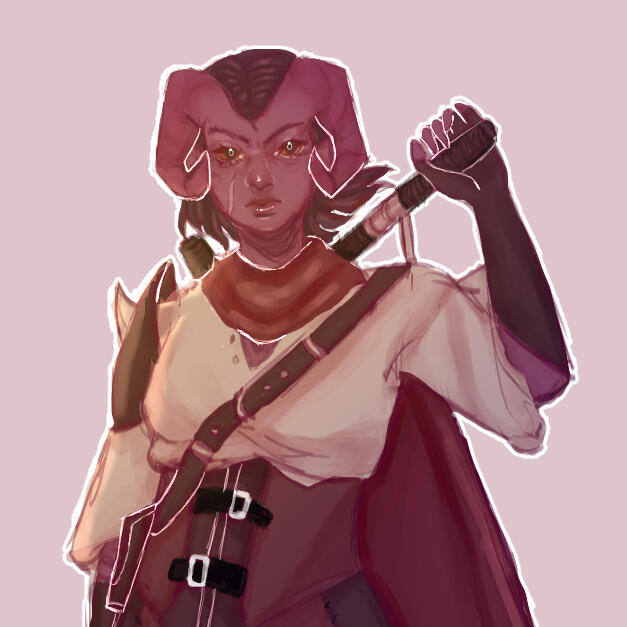 sketch comm for @damageorb on toyhouse. character belongs to @snotgirl on toyhouse