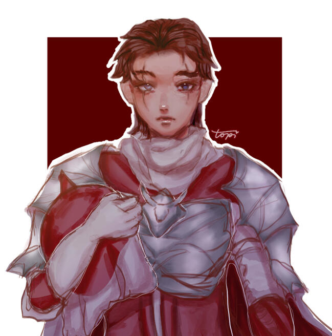 sketch commission. character belongs to @echosplash.bsky.social