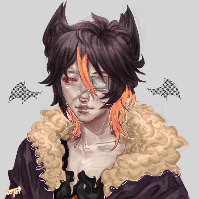 Rendered sketch for @cosmichero400.bsky.social