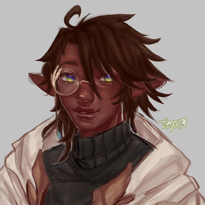 Rendered sketch for @braveryskill.bsky.social